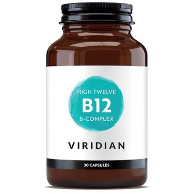 Viridian High Twelve B12 Complex | Complejo Vitamina B12 Vegano - 30 cápsulas