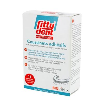 Fittydent Boîte de 15 Coussinets Adhésifs