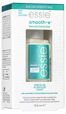 Essie - Base Lissante & Matifiante pour Ongles - Formule Vegan aux Céramides - Transparent & Brillant - Smooth-e - Contenance : 13,5 ml