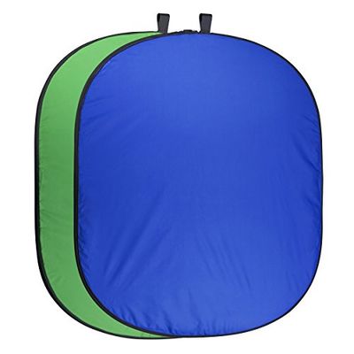 Walimex pro pro Falthintergrund (150 x 210 cm) grün/blau 20731