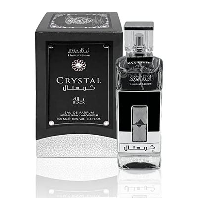 Ard al Zaafaran Crystal Black Eau de Parfum Spray per Unisex, 96,4 g