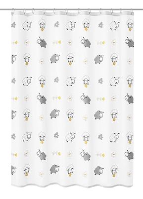 Kleine Wolke x Cortina de Ducha, Multicolor, H200 x B180 cm (1er Pack)