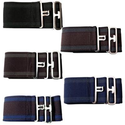 PFIFF 005127-60-1 - Banda Elastica, Multicolore (Rayé/Marron/Noir), Taglia Unica
