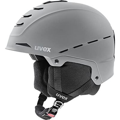 uvex legend 2.0 - skihelm voor dames en heren - individueel passysteem - geoptimaliseerde ventilatie - rhino matt - 52-55 cm