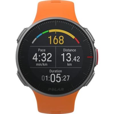 Polar Vantage V Premium Smartwatch con GPS, Misurazione della Frequenza Cardiaca dal Polso, Adatto a Running, Nuoto, Bici e Qualsiasi Altro Sport - Controllo Musica, Meteo, Notifiche Telefoniche