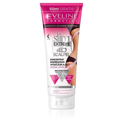 Eveline Cosmetics Slim Extreme 4D Concentrato Snellente Notte Liposuzione con Tecnologia SCALPEL SHAPE DESIGNER - 250ml