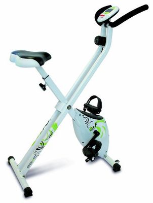 Tecnovita by BH Open&GO YF90 Bicicleta estática dobrável, sistema de travão magnético, roda de inércia equivalente a 8 kg, visor Easy Start