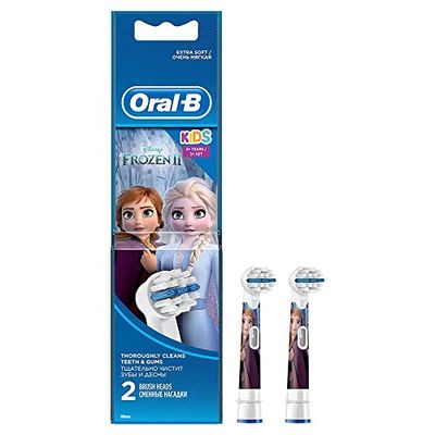 ORAL B elec Stages Power Pack de 2 Brossettes de Rechange Motif Reine des Neiges