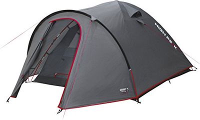 High Peak Nevada 4, Tenda Unisex – Adulto, Rosso/Grigio Scuro, 300 x 250 x 140 cm