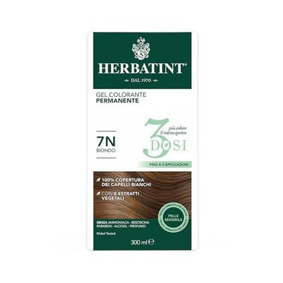 Herbatint Gel Colorant Permanent 3Doses - 7N Blonde 300 ml