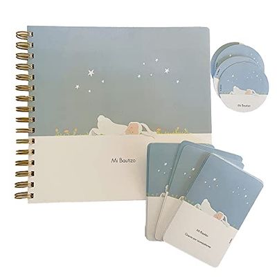 Susiko Christening Pack | 20 Reminders + 1 Album + 10 Round Stickers for Gifts | Premium Quality & Adorable Design
