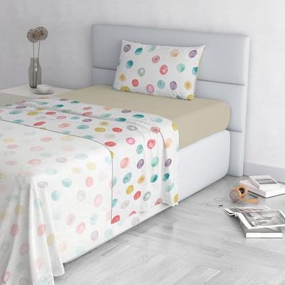 Fashion Microfibre Bedding Set, Made in Italy, Balloon, Single