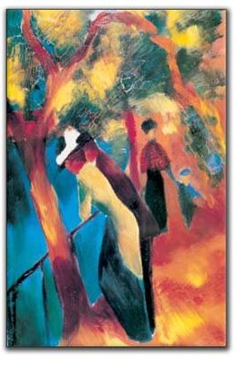 Artopweb Macke - SONNIGER (Panneaux MDF 65x100 cm)