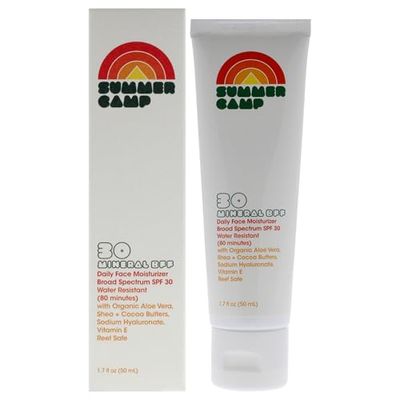 Mineral Bff Daily Face Moisturizer SPF 30 by Summer Camp for Unisex - 1,7 oz Moisturizer