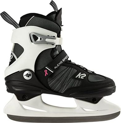 K2 Alexis Speed Ice PRO, Scarpa da Hockey da Campo Donna, Black/White/Gray, 37 EU