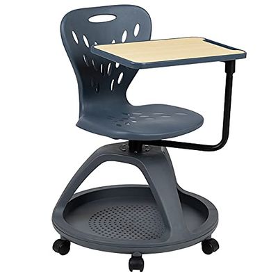 Flash Furniture Mobiele bureaustoel, donkergrijs
