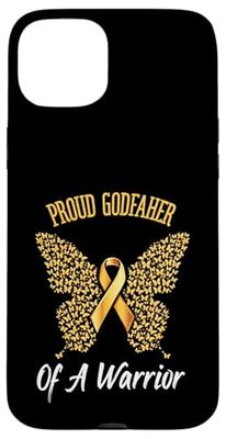 Childhood Cancer Awareness Godfather Case for iPhone 15 Plus