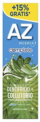 AZ Set 24 Dentifrice Complete + colluttorio fraîcheur délicate 75 ML. Produits pour Le Visage, Multicolore, Unique