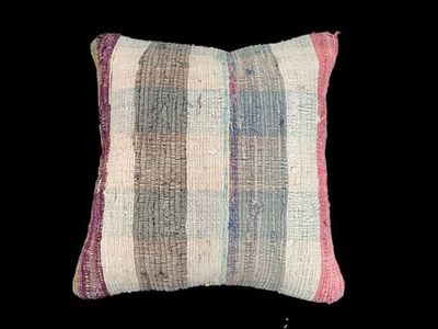 Kelim Cuscino 40x40 cm fatto a mano turco prodotto federe kilim dekorativo orientale etnici cuscino 2425