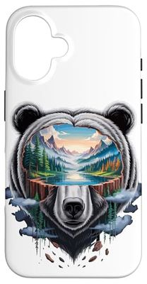 Multiple Exposure Art Bear Bears Case for iPhone 16