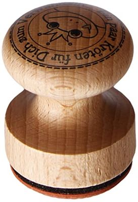 Rayher 28892000 stempel "Kröten zum Vertransformeren", 3 cm ø