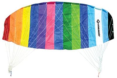 Schildkröt® Dual Line Sport Kite 2.0, tweelijns stuurmat, vanaf 14 jaar, 75x200cm, incl. Polyester Flying Line (60kp), 2x25m op winder met lussen, 2-6 Beaufort; 970469