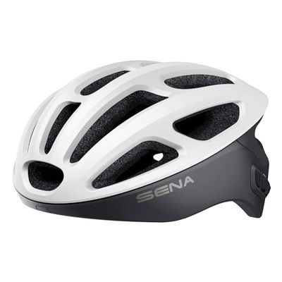 Sena R1 Smart Helmet da ciclismo (Matte White, L)