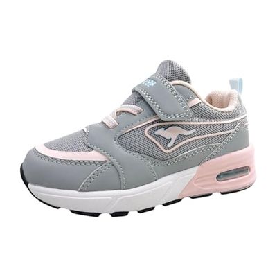 KangaROOS K-XI Reto Ev, Scarpe da Ginnastica Bambina, Vapor Grey Frost Pink, 25 EU