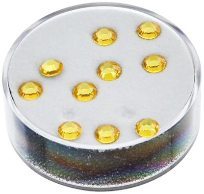 EFCO Swarovski Strass Flat-Stones ø 5 mm 10 pcs. Light Topaz, 3 x 3 x 2 cm
