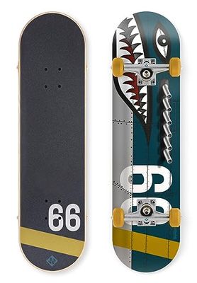JustSupreme Streetsurfing - skateboard - Shark Fire (10-03-011-4)