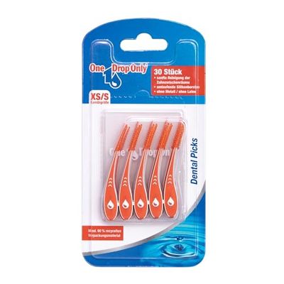 One Drop Only - Set di 30 plettri dentali curvi (bastone)
