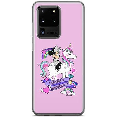 ERT GROUP Custodia per Samsung S20 Ultra Originale e ufficiale Disney Disney Minnie 035 si adatta perfettamente alla forma del telefono cellulare, custodia in TPU