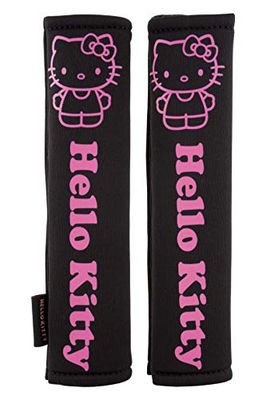 Hello Kitty Conjunto de 2 almofadas de cinto Hello Kitty pretas. Super confortáveis e funcionais. Universais e 100% laváveis.
