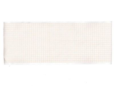 Gima 33010 - Rollo de papel térmico Ecg, cuadrícula naranja, 108 mm x 23 m
