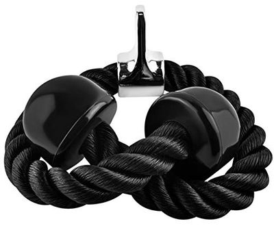 ISO TRADE Triceps Rope Workout on The Pull Cable Power Tower Non-Slip Handles Gym Home 7954 trainingsaccessoire, volwassenen, uniseks, meerkleurig (meerkleurig), eenheidsmaat