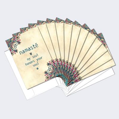Tree-Free Greetings EcoNotes 12 Count Age Doesn't Mean Blank Notecard Set with Envelopes, All Occasion, Ralph Waldo Emerson Quote (FS56960), color Botón de nombre Honor.
