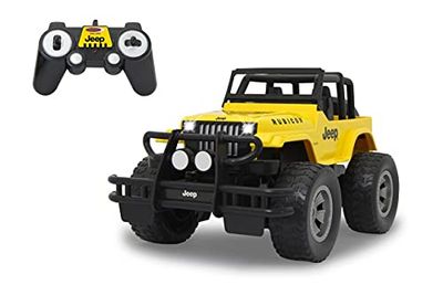 Jamara- Jeep Wrangler Rubicon Does Not Apply Off-Road Car, 405053, Jaune, One Size