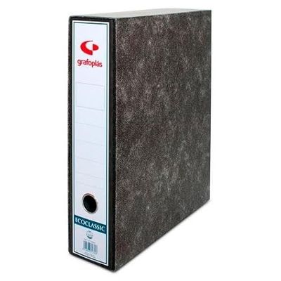 Raccoglitore a leva Grafoplas nero A4 32,3 x 29,5 x 8,6 cm