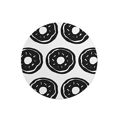 Questo Casa, Tapis de Souris Rond imprimé numérique avec Fond antidérapant pour Bureau et Maison Diamètre 22 cm