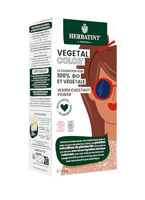 Herbatint Organic Warm Chestnut Power Vegetal Colour 100g