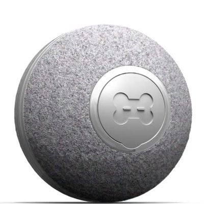 Cheerble Mini Ball 2.0 – La Pelota Que Rueda Sola, Inteligente e interactiva para Gatos – 3 modalidades de Juego – Recargable USB – Juguete electrónico para Gatos (Gris)