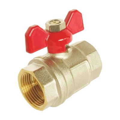 SOMATHERM PER TE - valvola a sfera - doppio femminile 15/21 - farfalla joystick - flusso ottimale dell'acqua con il passaggio totale