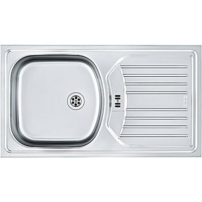 Franke lavello in Acciaio Inox 614 Nova, Seta Lucida, 1 Pezzo, 101.0368.952