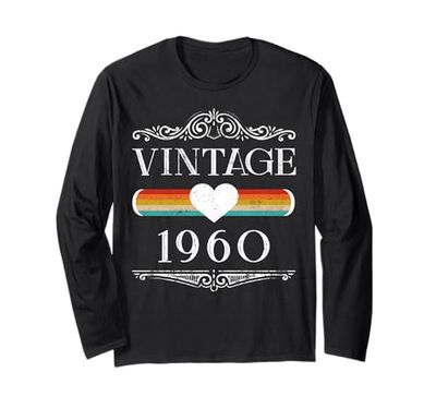 Decorazioni Vintage 65° Compleanno Vintage 1960 65 Anni Maglia a Manica