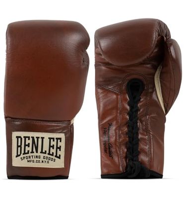 Benlee bokshandschoenen van leer Premium Contest Brown/Black/Beige 10 oz L