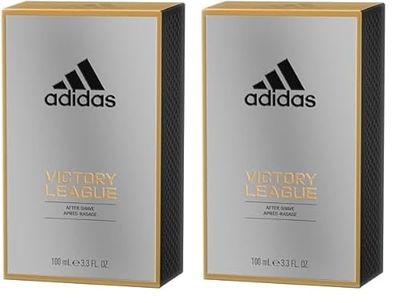 Adidas Lozione Dopobarba Victory League Aftershave, 100ml (Confezione da 2)