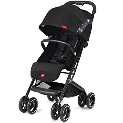 gb Gold Carrinho de passeio Qbit+ All Terrain, sistema de viagem 3 em 1, 0-15 kg, De nascimento a 4 anos, aprox., Luxus Traveller, Night Blue