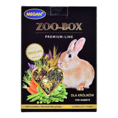Megan Zoo-Box Premium Line groente-konijnenvoer, 420 g