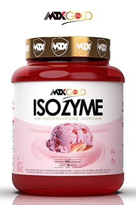 MTX nutrition ISOZyme [3,628 Gramos ] 8 Lbs. | HELADO DE FRESA, es un suplemento de Aislado de Suero Premium (CFM) | Ultra-Microfiltrado | de Proteína de Suero de absorción rápida