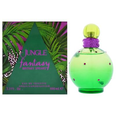 Britney Spears Jungle Fantasy Eau de Toilette Spray, 100ml, Floral Fragrance, Luxury Perfume for Women